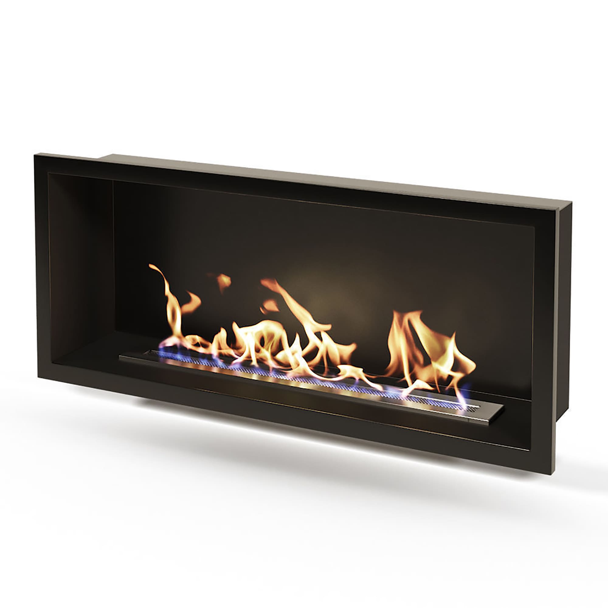 Биокамин "Русский огонь" Гефест 980 встраиваемый с декоративным стеклом (стемалитом) по цене 34 800 руб.