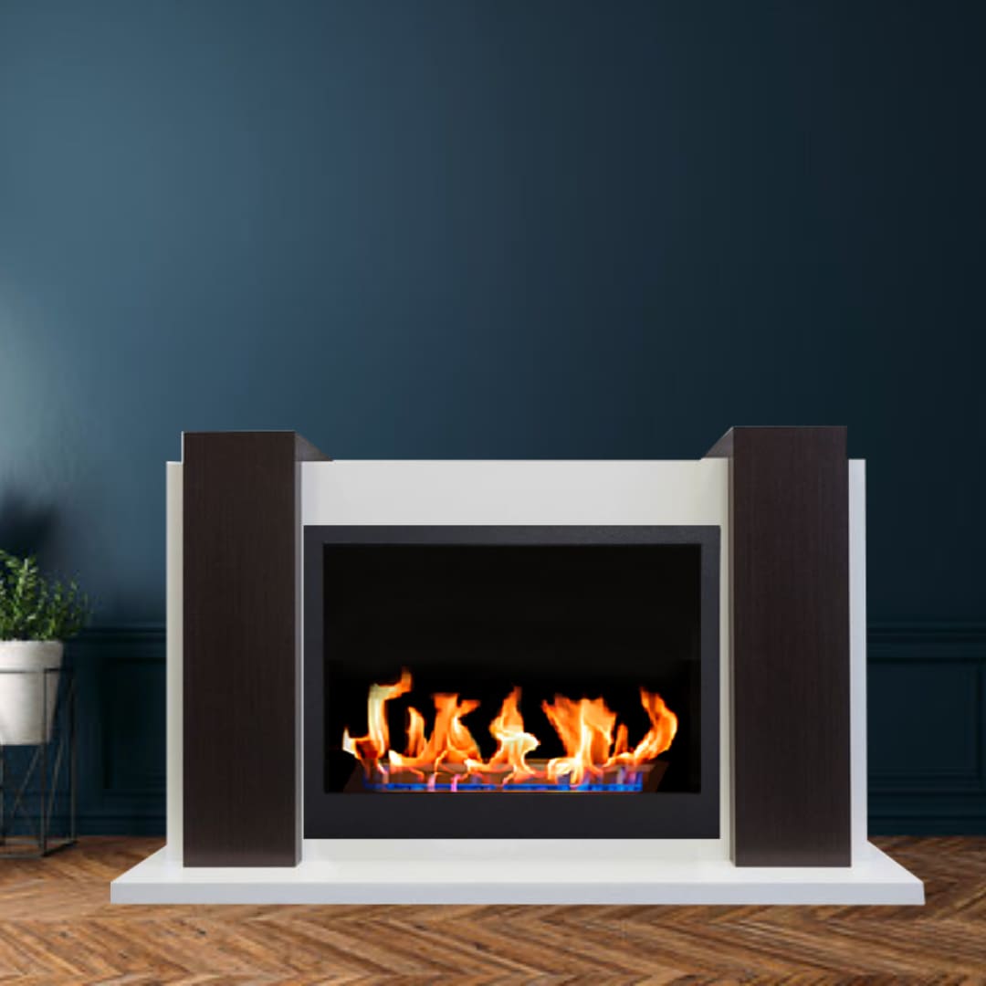 Биокамин в портале "Русский огонь" Манхэттен с декоративным стеклом (стемалитом) по цене 87 000 руб.