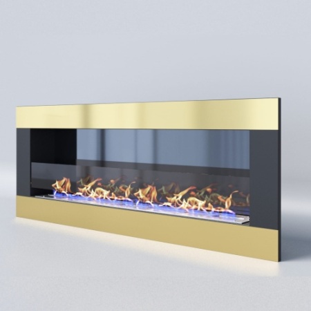 Биокамин "Русский огонь" Голд 1500V встраиваемый с защитным стеклом по цене 55 300 руб.