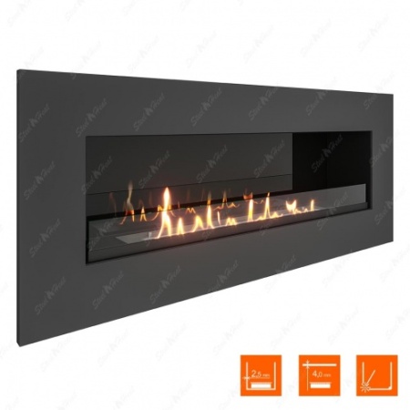 Биокамин SteelHeat GRAND 1200 стекло + стемалит по цене 55 860 руб.