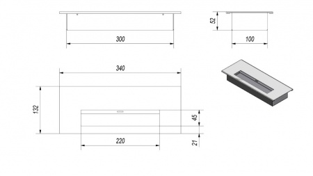 Биокамин Kratki ROMEO, TUV Биокамин Kratki ROMEO, TUV по цене €491