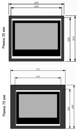Газовый камин BellFires Unica 70 Газовый камин BellFires Unica 70