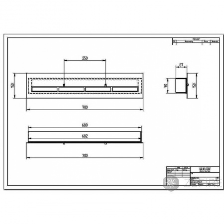 Прямоугольный контейнер ZeFire 700 с крышкой внутри Прямоугольный контейнер ZeFire 700 с крышкой внутри по цене 26 500 руб.