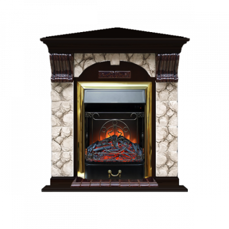 Арочный Карелия угловой (венге)+Majestic Brass