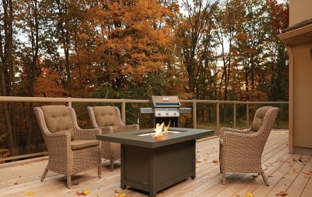 Стол-камин газовый NapoLEOn Victorian 127х82 см