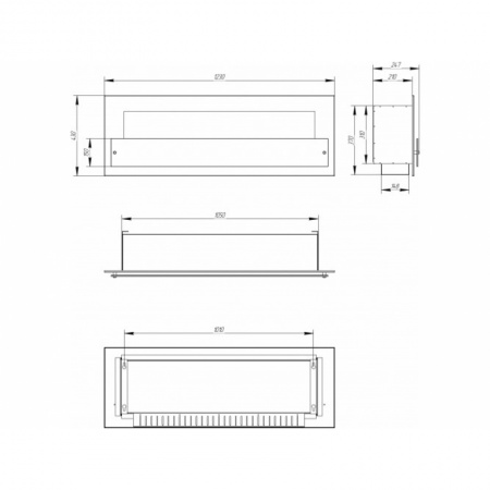 Биокамин Window 800 Glass grey Биокамин Window 800 Glass grey по цене 42 800 руб.