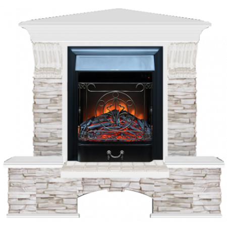 Бостон К Мисхор угловой (белый)+Majestic Black Бостон К Мисхор угловой (белый)+Majestic Black